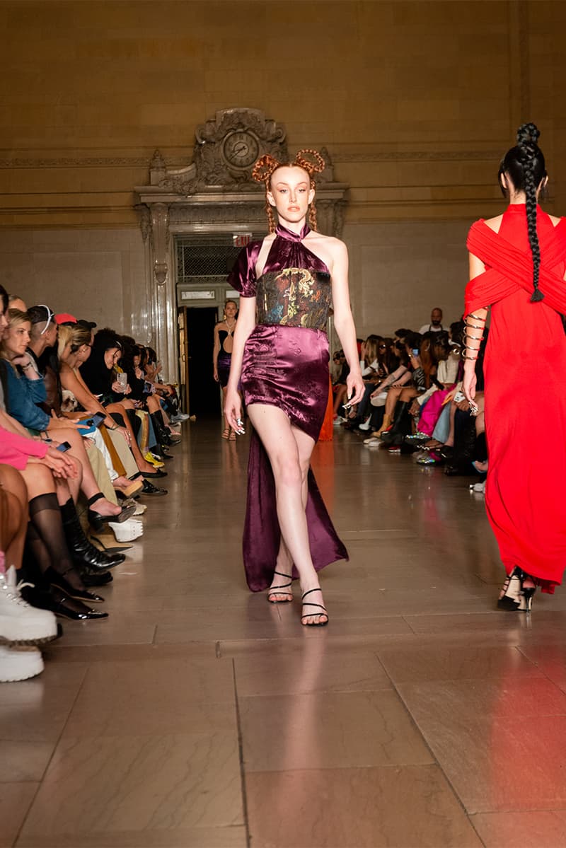 kim shui spring summer 2023 new york fashion week runway afterpay crowdsourced dress nft