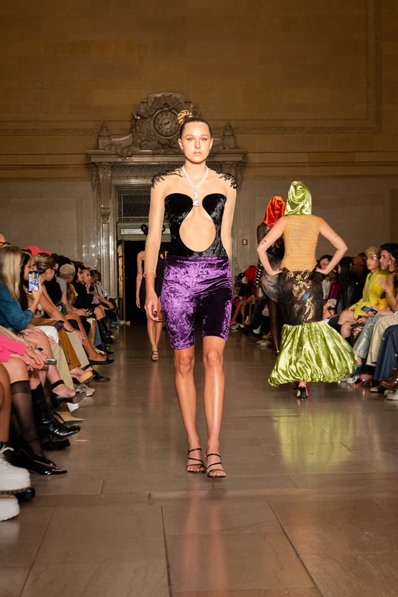 kim shui spring summer 2023 new york fashion week runway afterpay crowdsourced dress nft