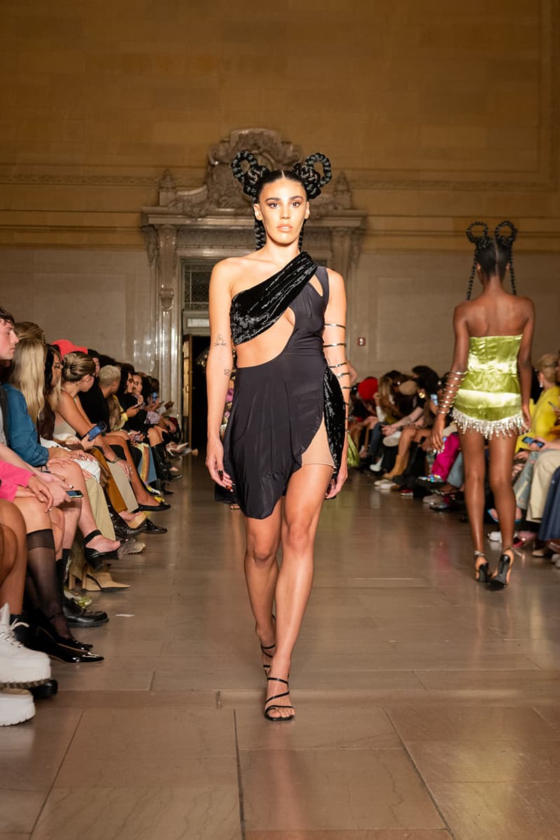 kim shui spring summer 2023 new york fashion week runway afterpay crowdsourced dress nft