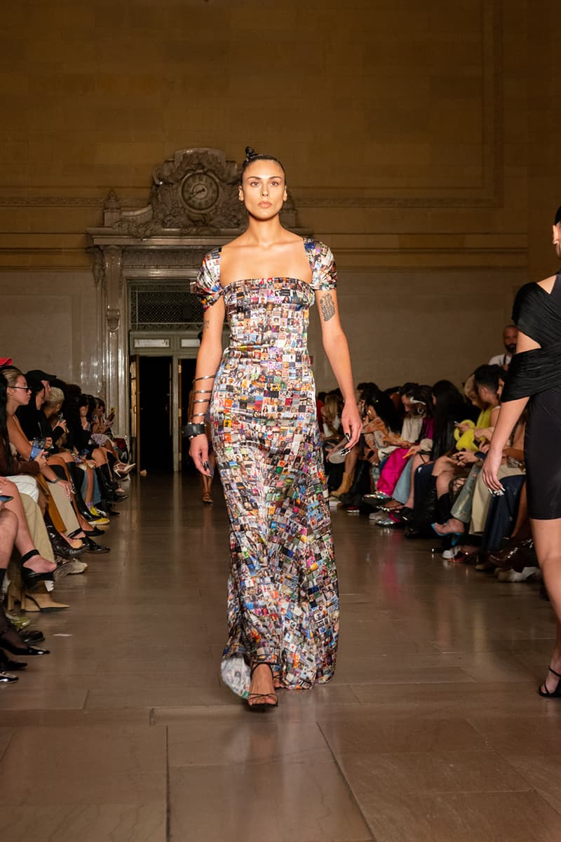 kim shui spring summer 2023 new york fashion week runway afterpay crowdsourced dress nft