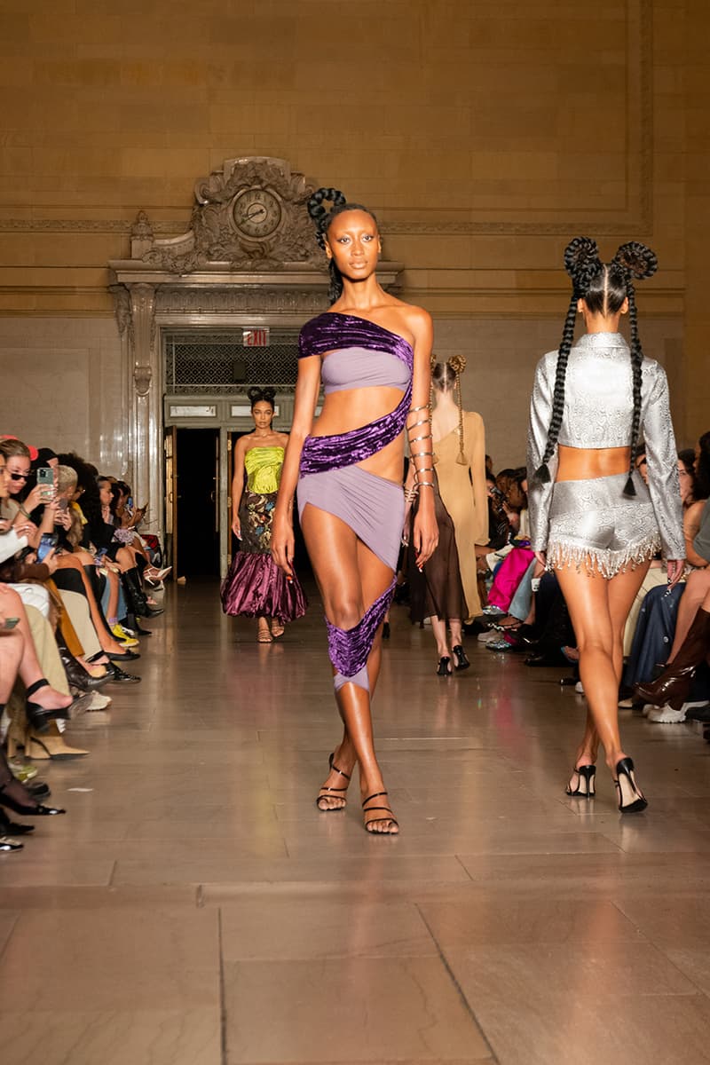 kim shui spring summer 2023 new york fashion week runway afterpay crowdsourced dress nft