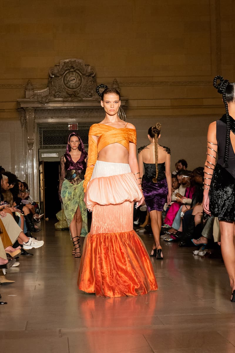 kim shui spring summer 2023 new york fashion week runway afterpay crowdsourced dress nft