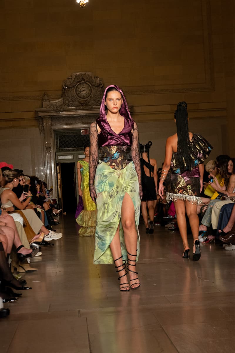 kim shui spring summer 2023 new york fashion week runway afterpay crowdsourced dress nft