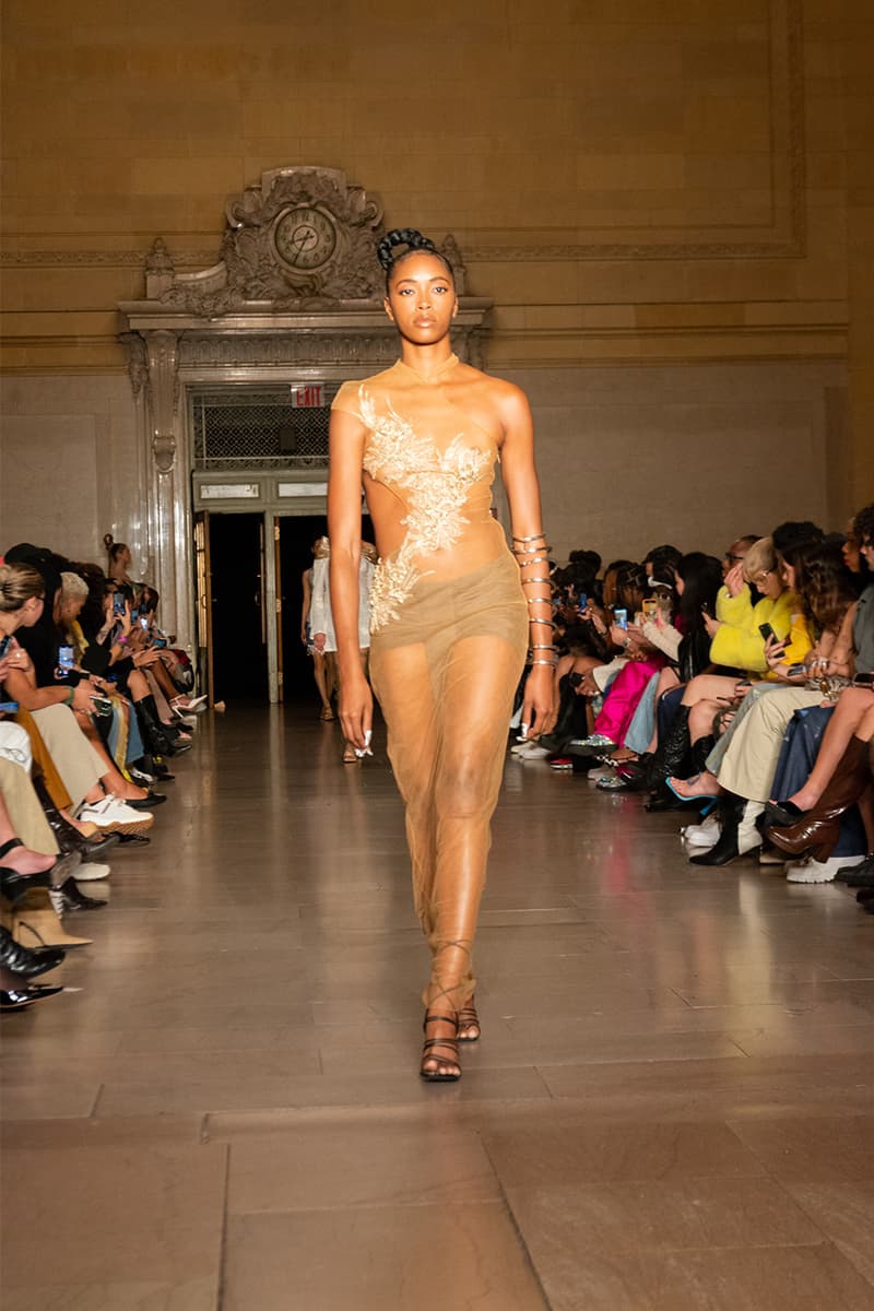kim shui spring summer 2023 new york fashion week runway afterpay crowdsourced dress nft