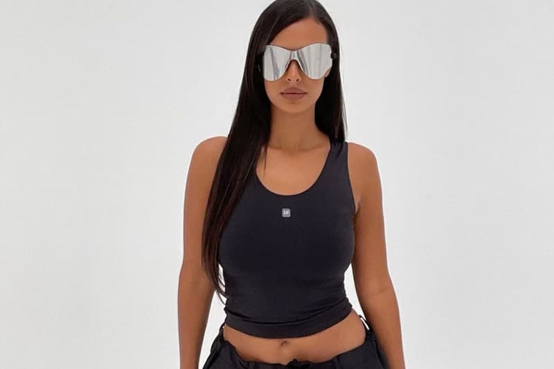 maya jama yeezy shades campaign eyewear