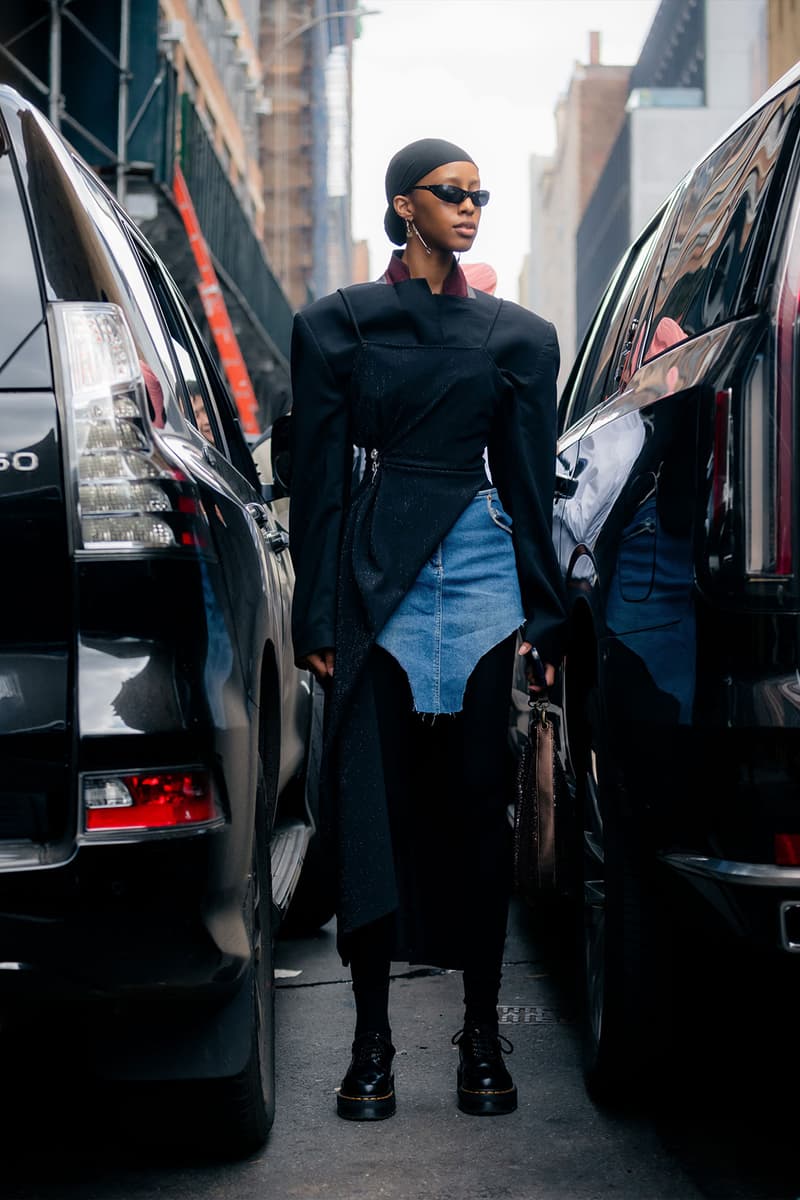 New York Fashion Week SS23 Best Street Style Outfits Images Paloma Elsesser Kris Jenner 