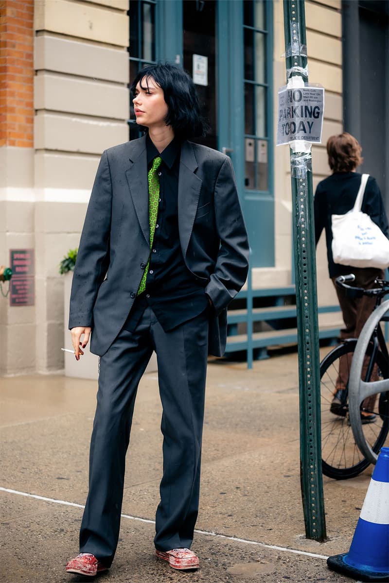 New York Fashion Week SS23 Best Street Style Outfits Images Paloma Elsesser Kris Jenner 