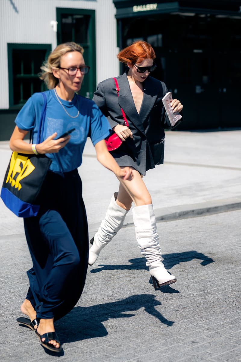 New York Fashion Week SS23 Best Street Style Outfits Images Paloma Elsesser Kris Jenner 