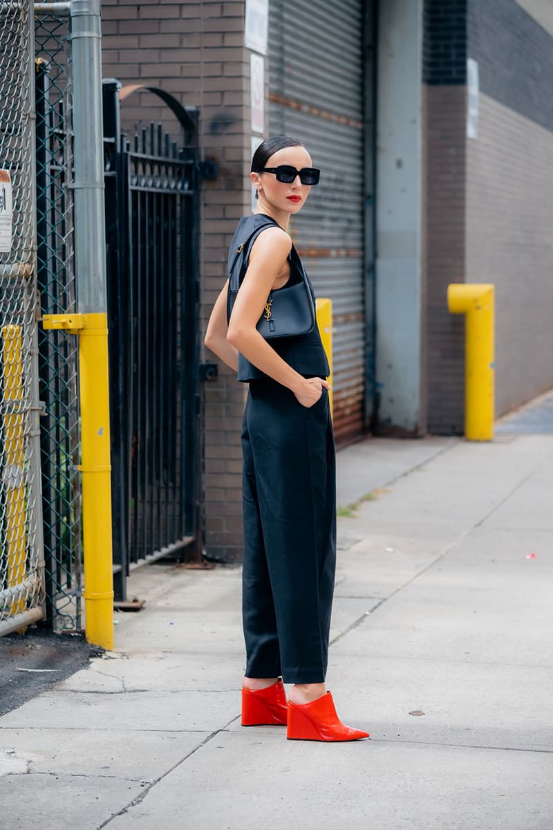 New York Fashion Week SS23 Best Street Style Outfits Images Paloma Elsesser Kris Jenner 