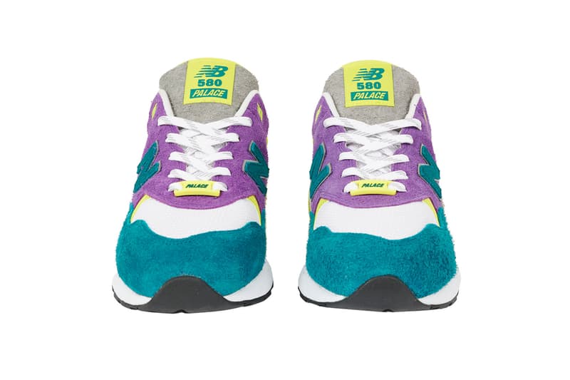 Palace New Balance 580 Collaboration Sneakers Official Images Release Date