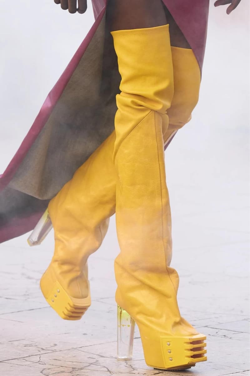 Rick Owens Paris Fashion Week Spring Summer 2023 Boots Sandals Over the Knee