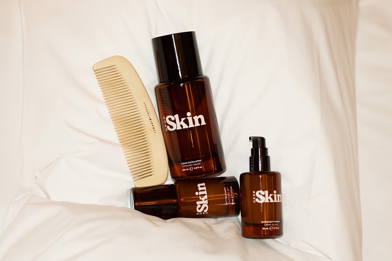 Soho House Soho skin cleanser exfoliant shaving gel eye cream release price info