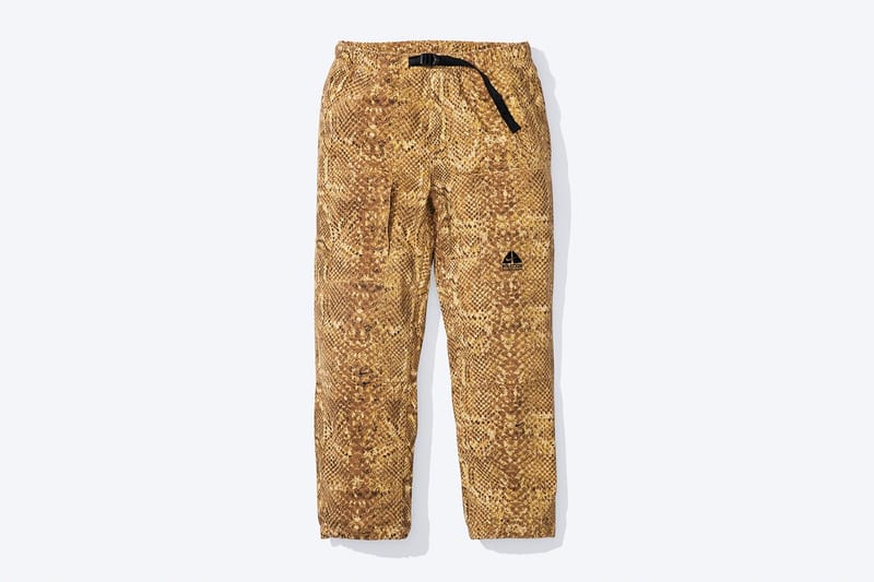 Supreme Nike ACG Nylon Trail Short Gold Snakeskin