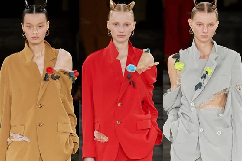 UNDERCOVER SS23 Braided Horns Hairstyle Serves as Major Halloween Inspo