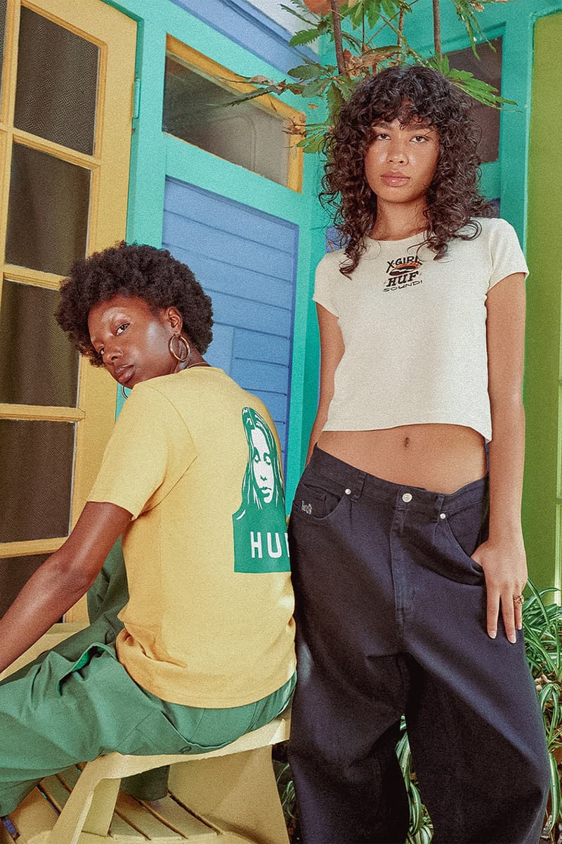 x-girl huf women's collaboration dub rhythm sunglasses short sets jersey dresses