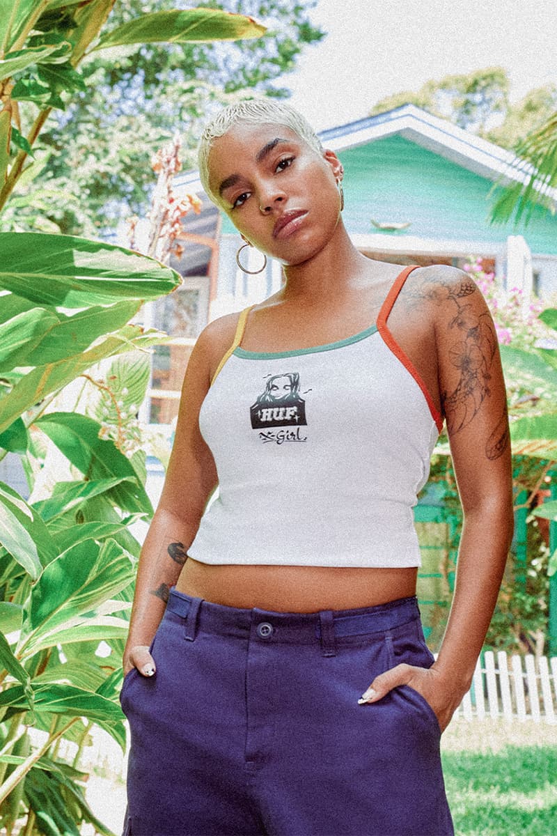 x-girl huf women's collaboration dub rhythm sunglasses short sets jersey dresses