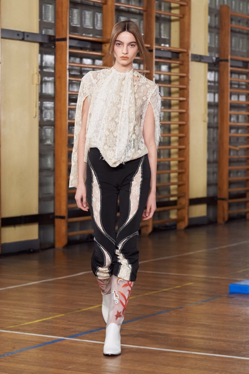 kiko kostadinov paris fashion week laura deanna fanning dresses boots 