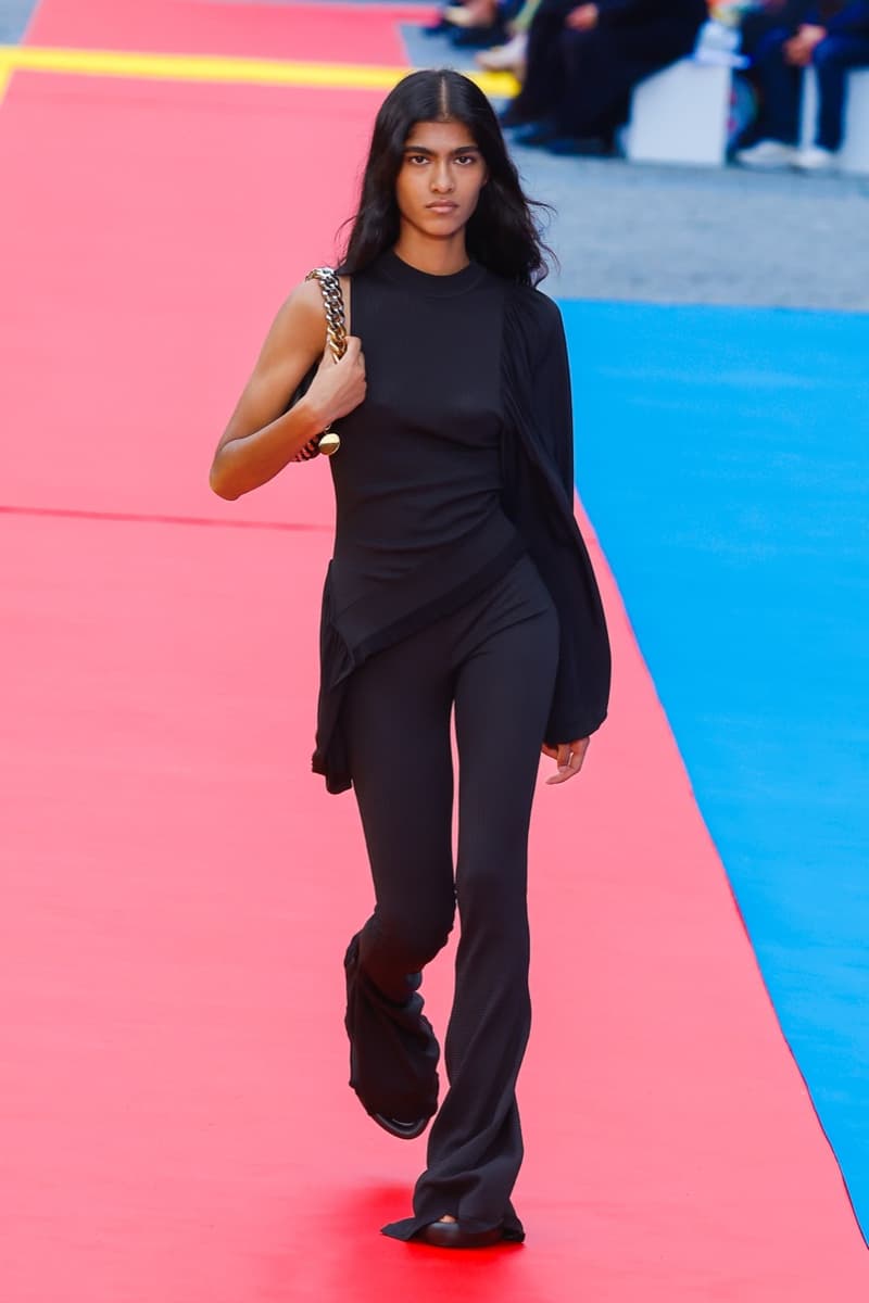 stella mccartney paris fashion week show runway dress