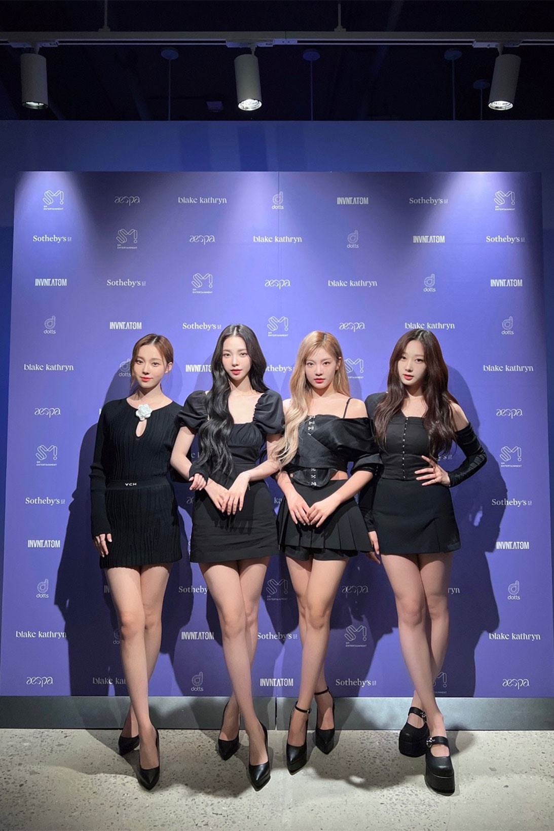 aespa ae Girls Sotheby's NFT blake kathryn Collection K-pop GISELLE NINGNING WINTER KARINA Release Info