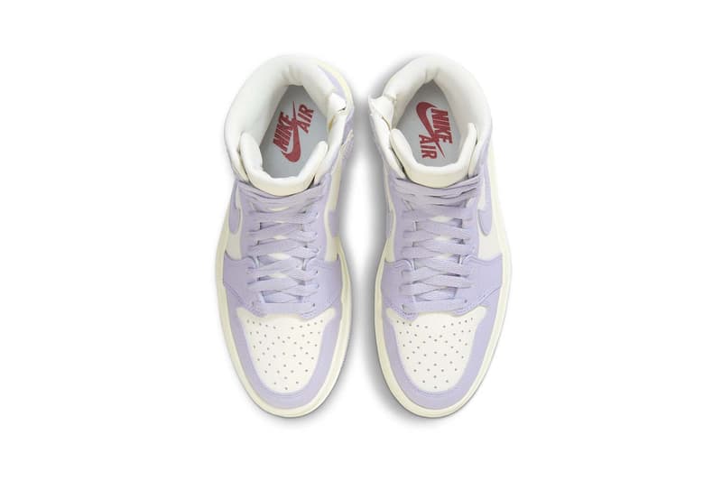 Air Jordan 1 Elevate High Titanium Sail Coconut Milk Platform Sneaker Release Date DN3253-105