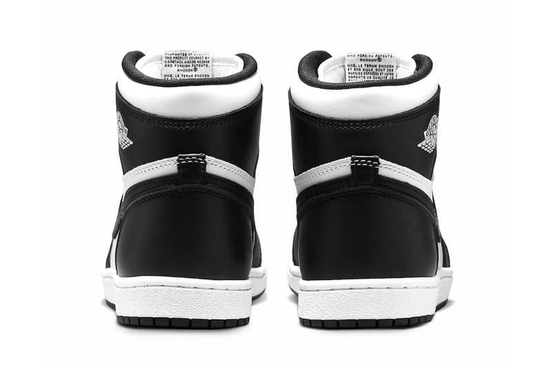 air jordan 1 high 85 black white bq4422-001 release date