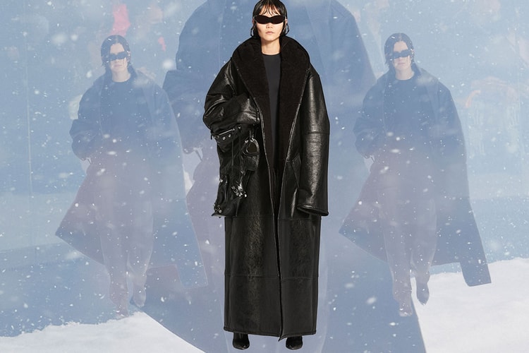 Balenciaga's New Coat Proves That Real Leather is Dead