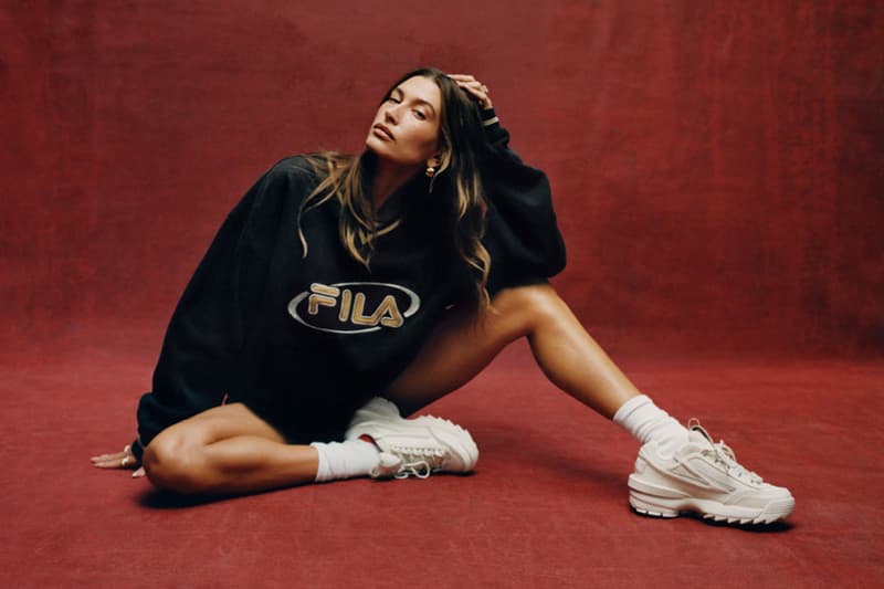 fila hailey bieber vests shorts jumpers tops