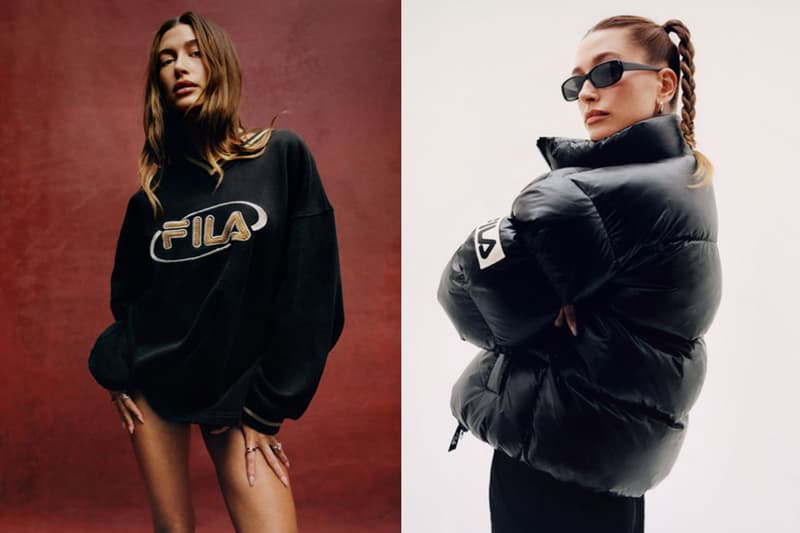 fila hailey bieber vests shorts jumpers tops