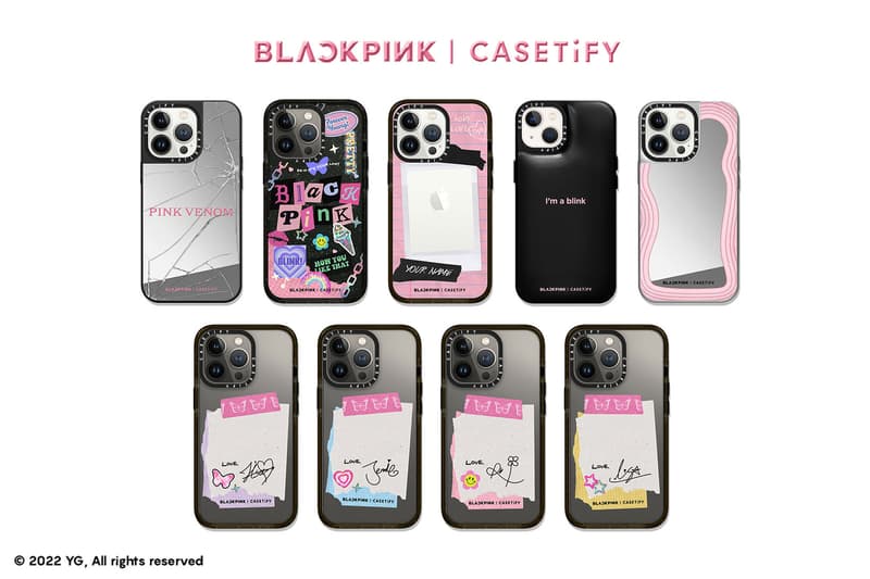 BLACKPINK Casetify Collaboration Pink Venom Phone Cases Covers Release Date Info