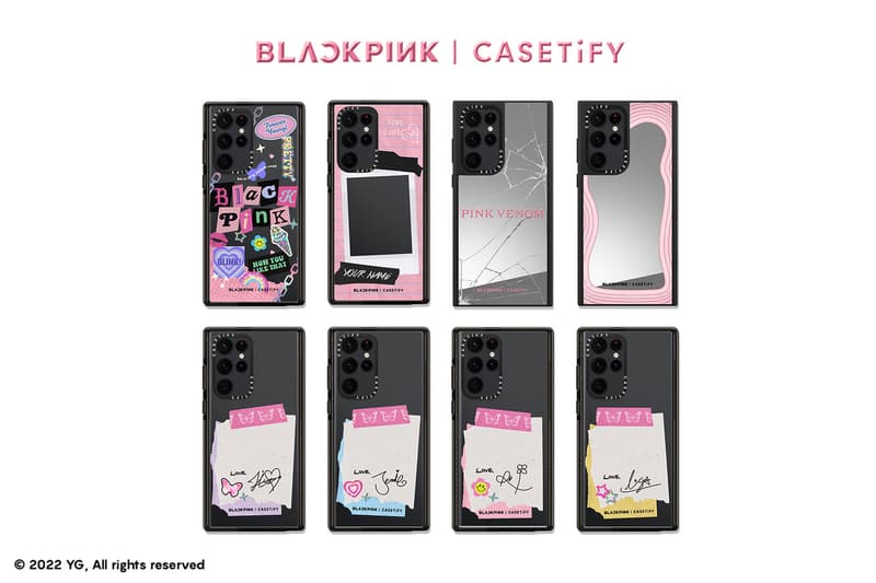 BLACKPINK Casetify Collaboration Pink Venom Phone Cases Covers Release Date Info