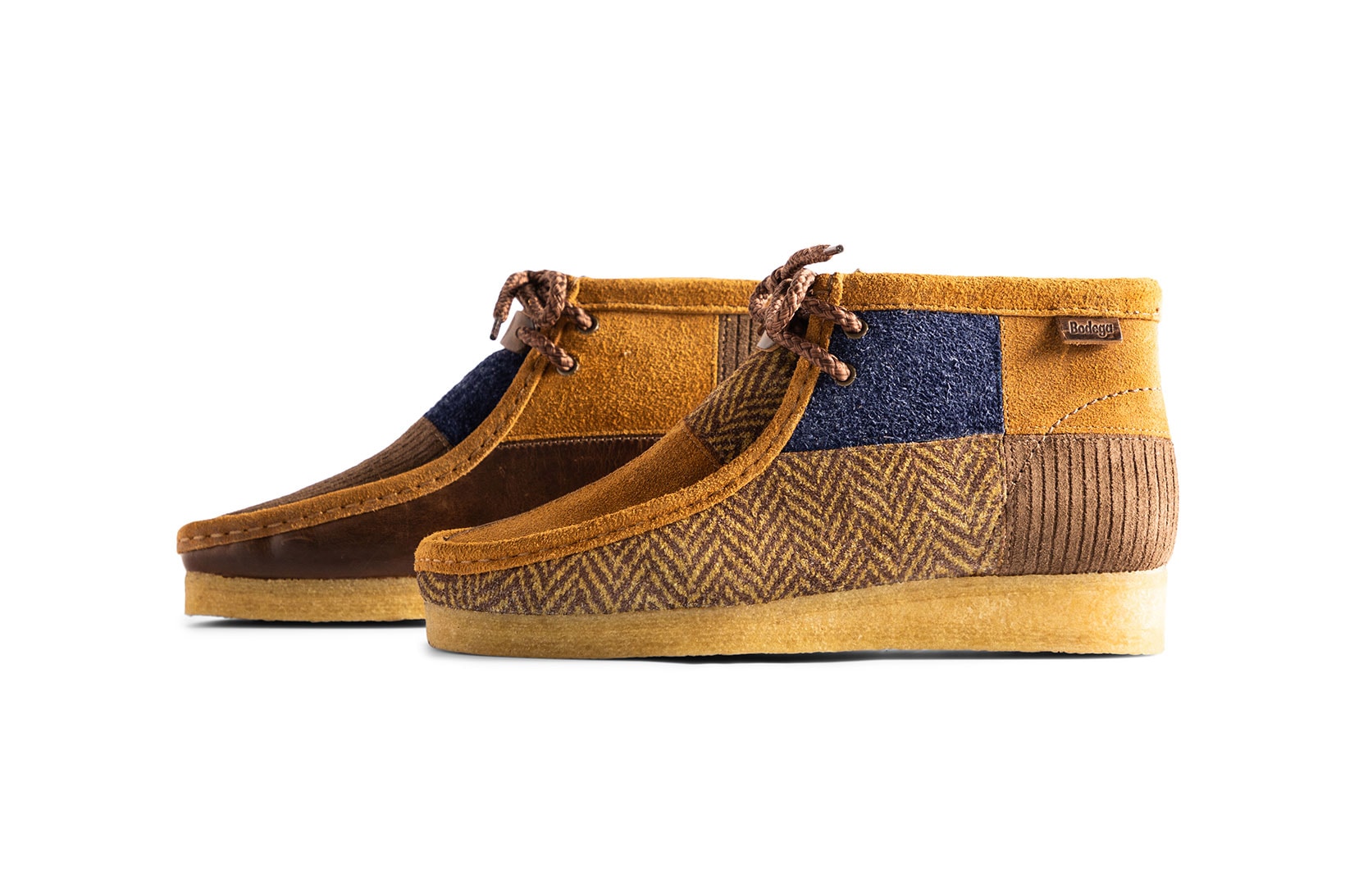 Bodega Clarks Wallabee 2.0 "Heritage Patchwork" Collaboration Images Release Date