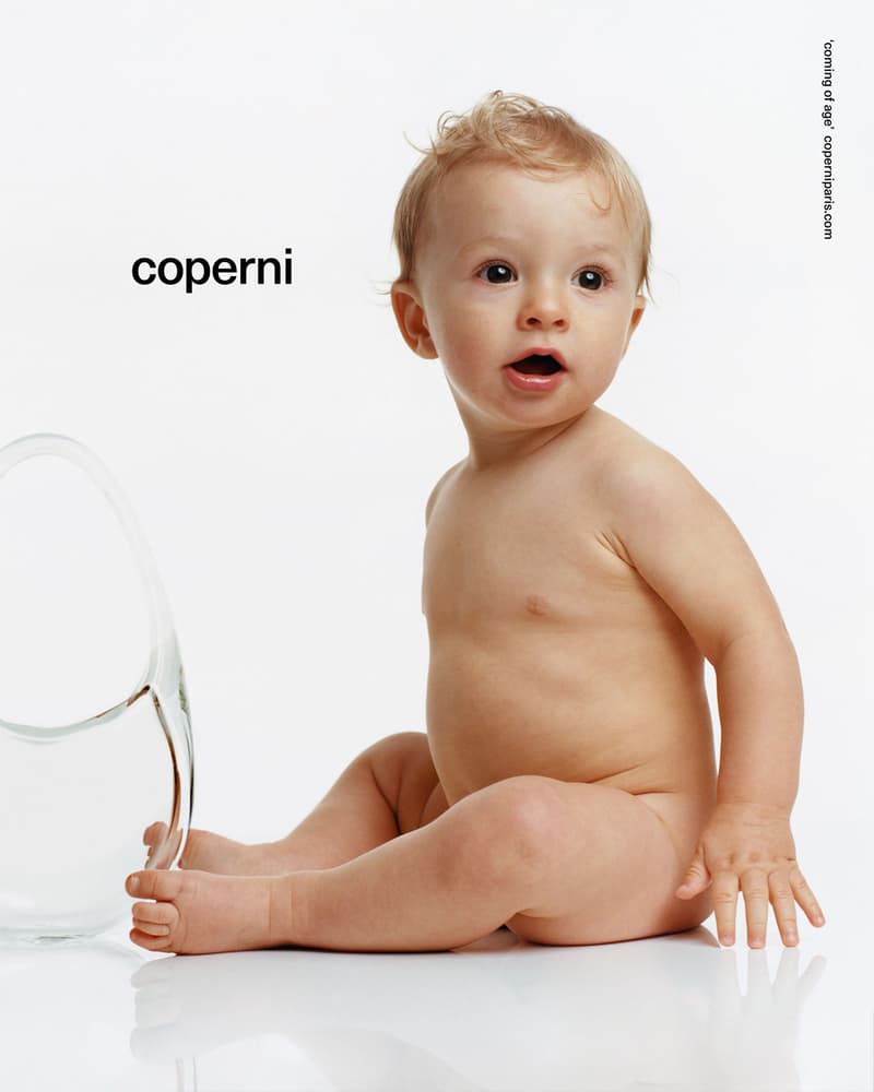 Coperni Fall Winter Campaign Swipe Bag Babies Coming of Age Images