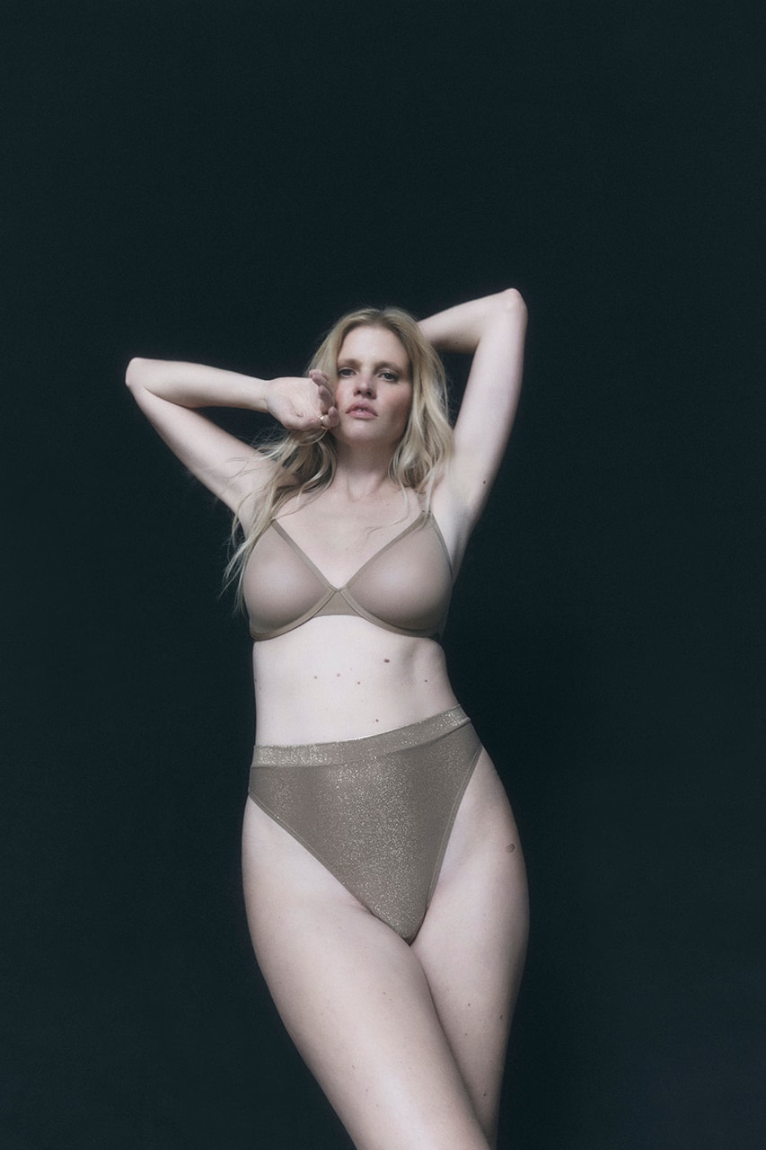 Model Lara Stone Stars in CUUP's Holiday Lingerie