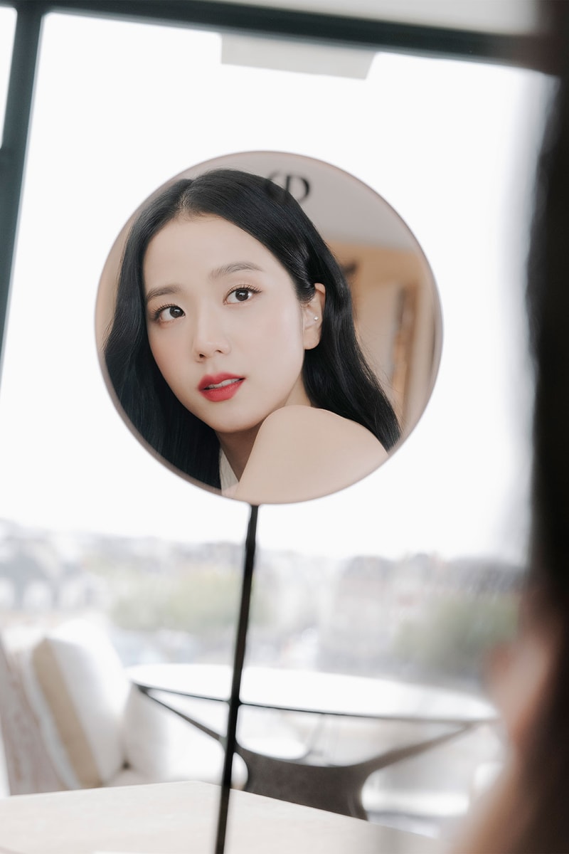 Jisoo BLACKPINK Dior Spring/Summer 2023 Outfit Behind the Scenes Images
