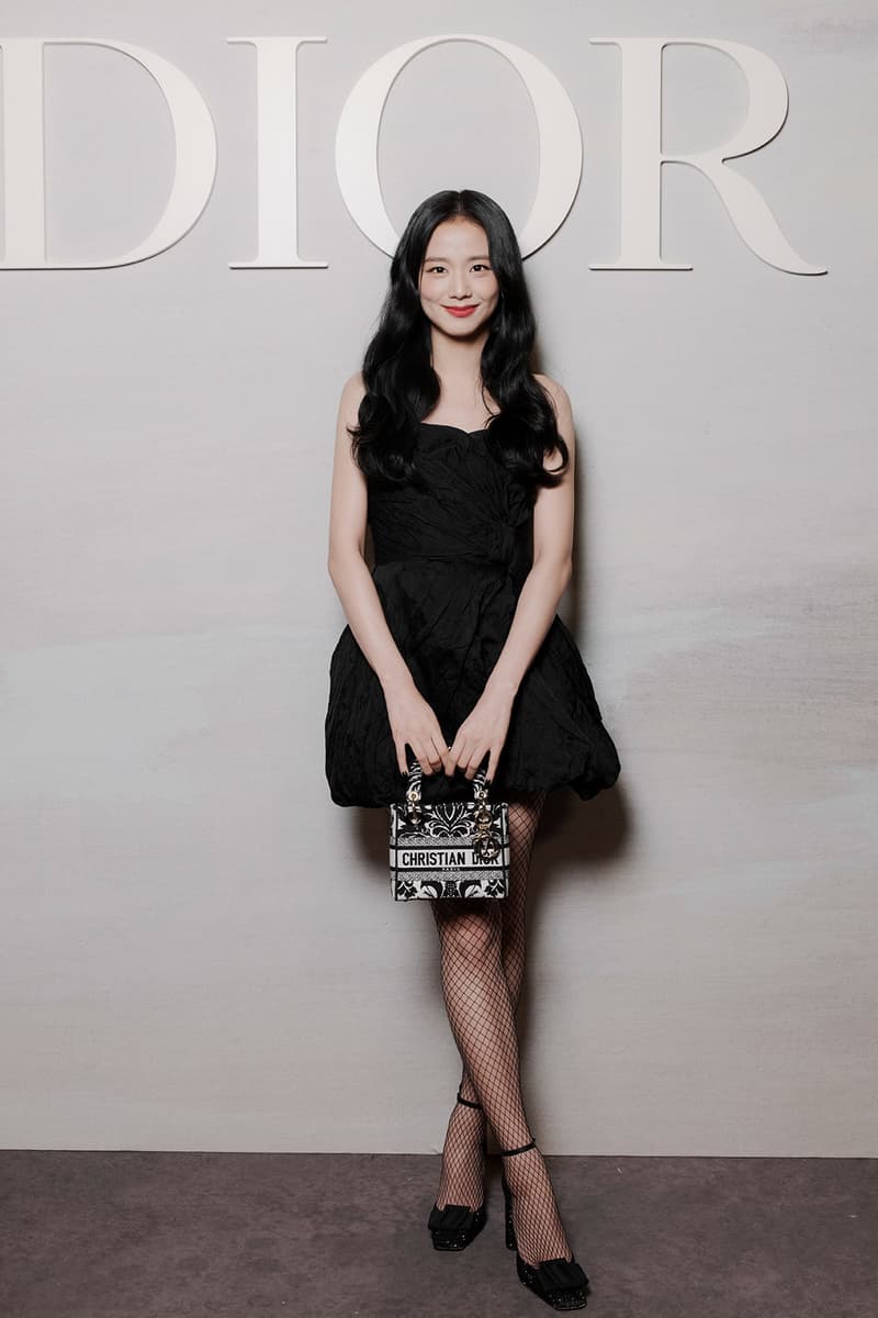 Jisoo BLACKPINK Dior Spring/Summer 2023 Outfit Behind the Scenes Images