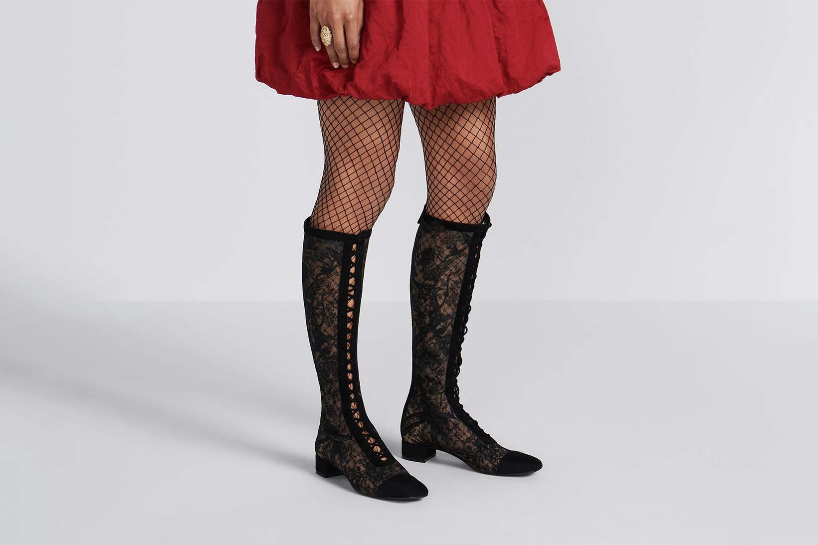 Christian Dior Releases Lacey Knee-High Boot