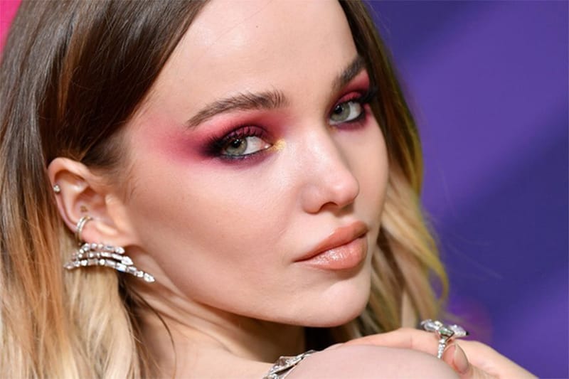 Dove Cameron’s "Boughie Butter" Yellow Blunt Bangs Are Notes for Halloween Inspiration