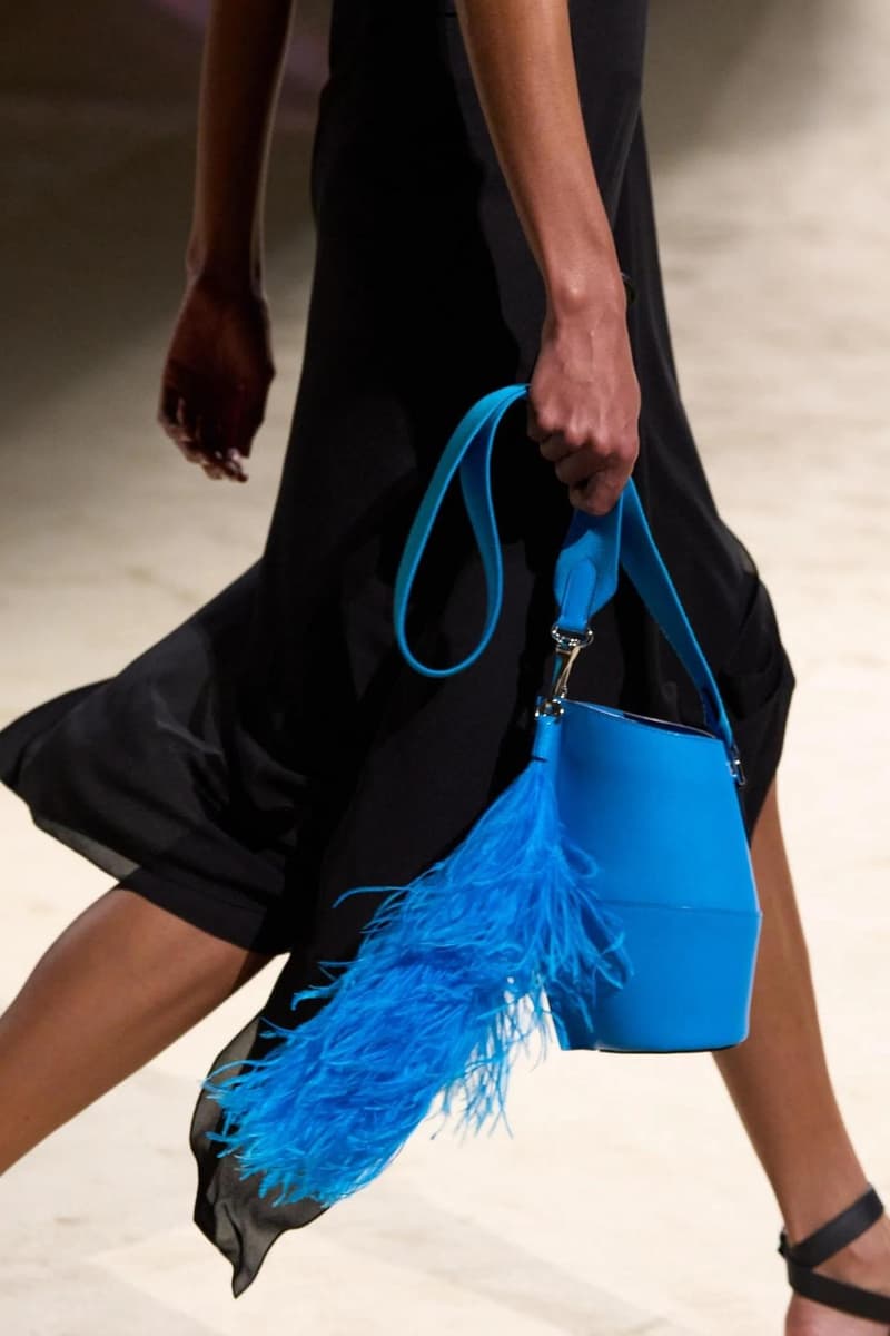 Hermes Paris Fashion Week Spring Summer 2023 Handbag Kelly Ostrich Feather