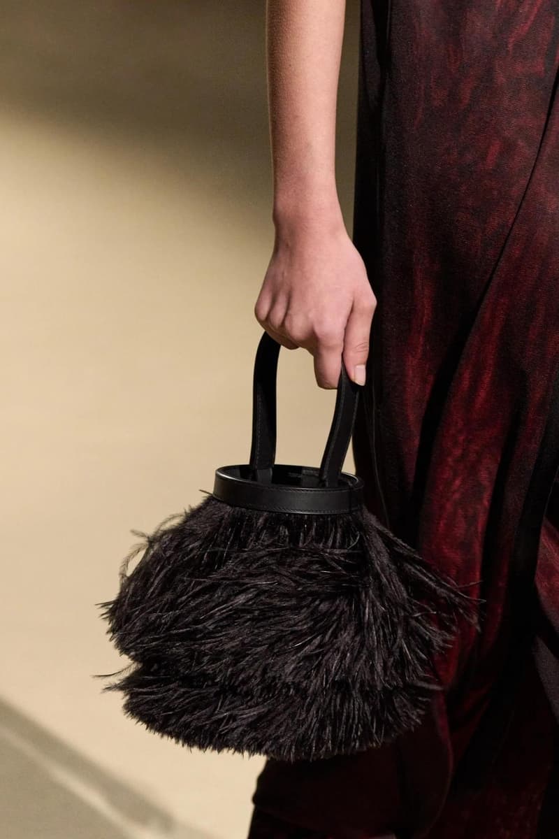 Hermes Paris Fashion Week Spring Summer 2023 Handbag Kelly Ostrich Feather