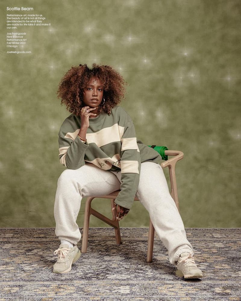 Joe Freshgoods New Balance 565 Series Marathon Running Shoes Sneakers WL565CLP Performance Art Apparel Campaign Storm Reid Monica