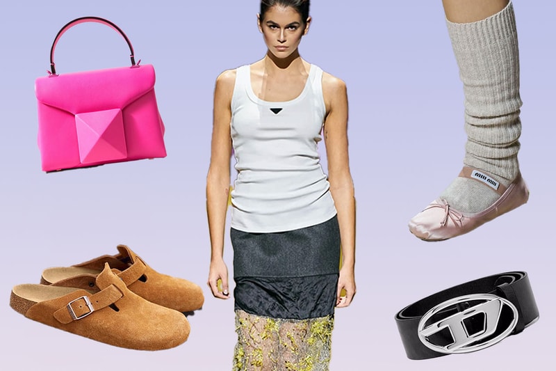 lyst fashion items miu miu pumps prada tank top diesel belt birkenstock clog adidas samba sneaker