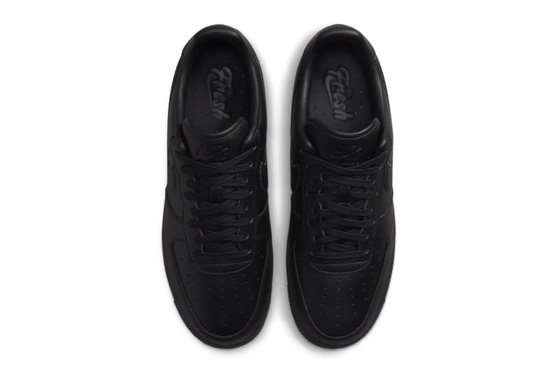 Nike Air Force 1 Low All-Black "Fresh" Release Date Images