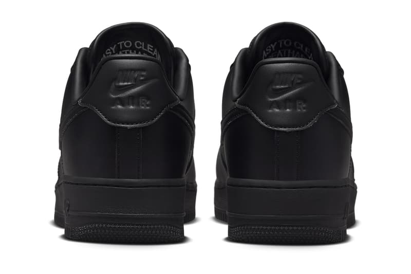 Nike Air Force 1 Low All-Black "Fresh" Release Date Images