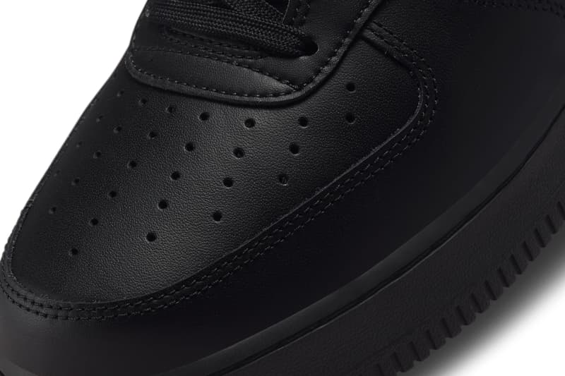 Nike Air Force 1 Low All-Black "Fresh" Release Date Images