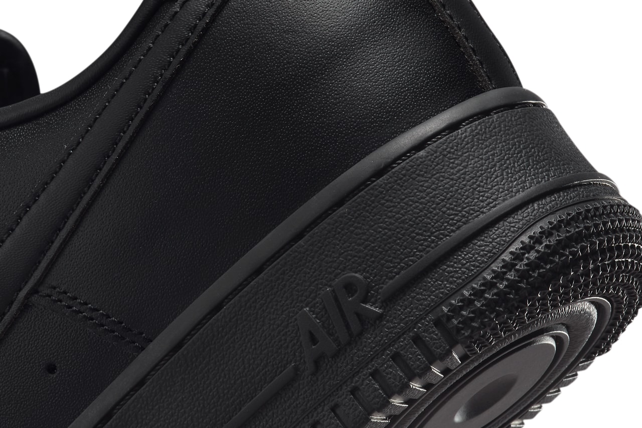 Nike Air Force 1 Low All-Black "Fresh" Release Date Images