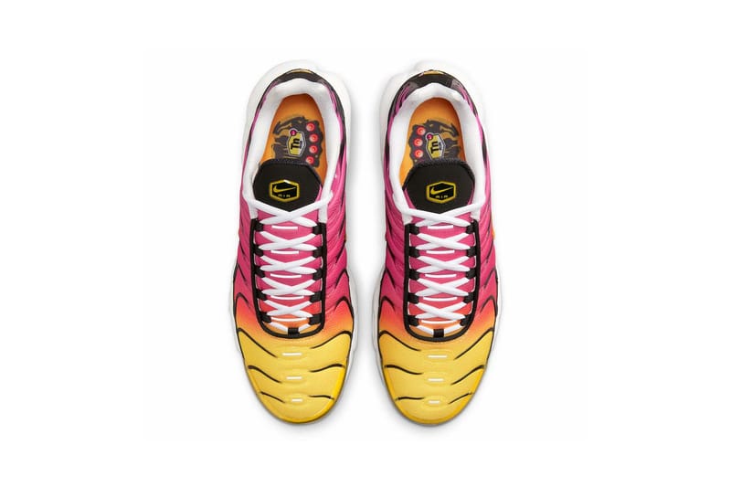 air max plus white pink yellow
