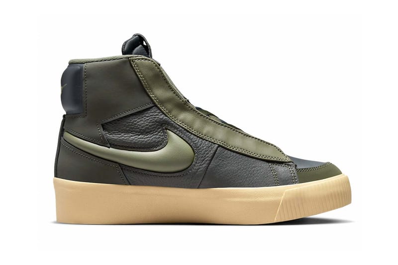 nike blazer low womens olive