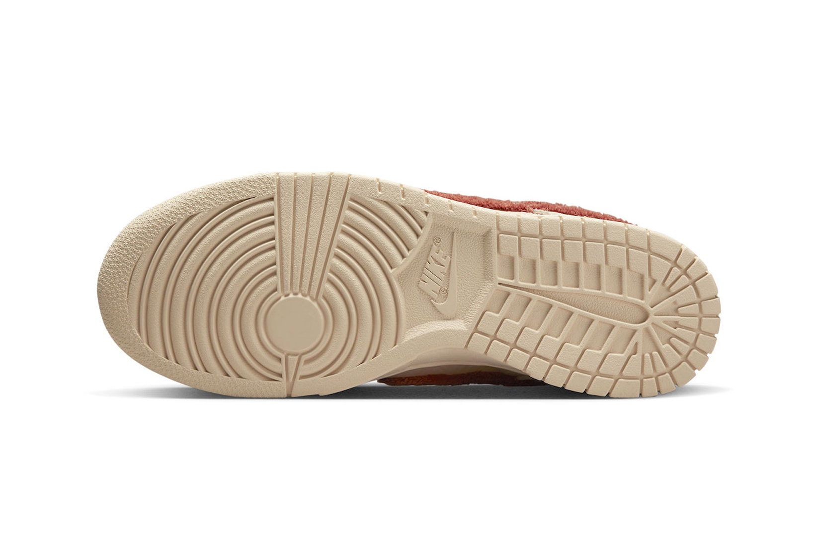 Nike Dunk Low Terry Swoosh Shimmer Mars Stone Sanddrift Womens Sneaker Images Release