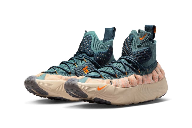Nike ISPA Sense Flyknit Teal Blue Orange cw3203-300 Release Date