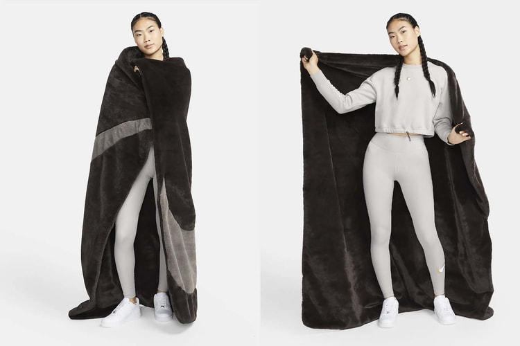 It's Back: Nike's Faux Fur Swoosh Blanket (Which Also Doubles as a Dramatic Cape)